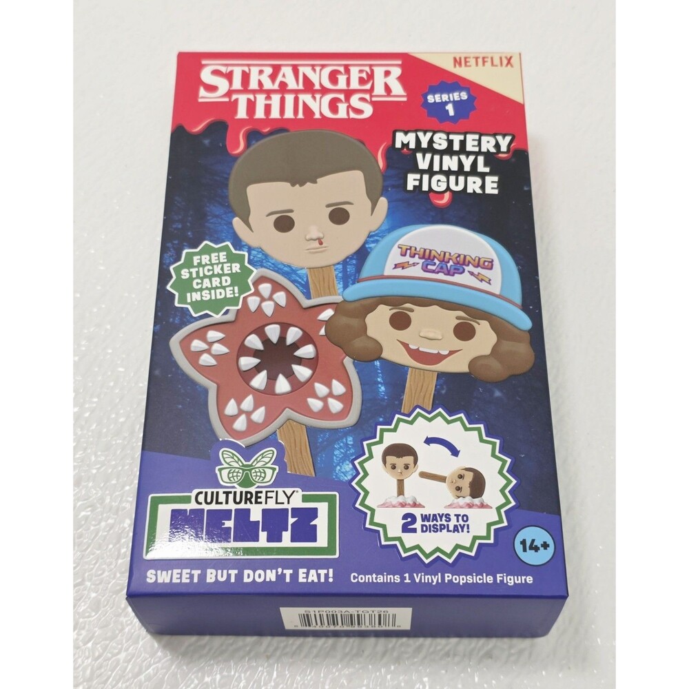 Culturefly Meltz Stranger Things Mystery Ice Cream Vinyl Toy & Sticker Card NEW